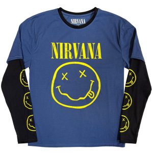 Nirvana Yellow Happy Face LS
