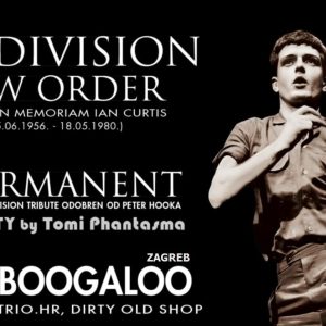 JOY DIVISION & NEW ORDER BY PERMANENT, 16.5.2026. BOOGALOO