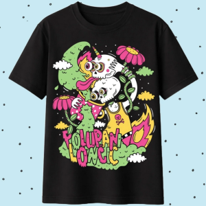 POLUPANI LONČIĆ (black) T-SHIRT