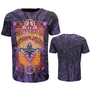 JEFFERSON AIRPLANE - Live in SF Uni Purple T- Shirt