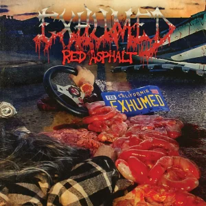 EXHUMED - Red Asphalt (blood red) LP