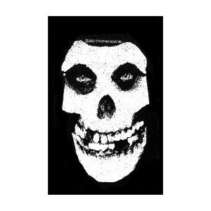 Misfits White Skull PRIŠIVAK