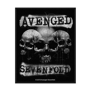 Avenged Sevenfold 3 Skulls PRIŠIVAK