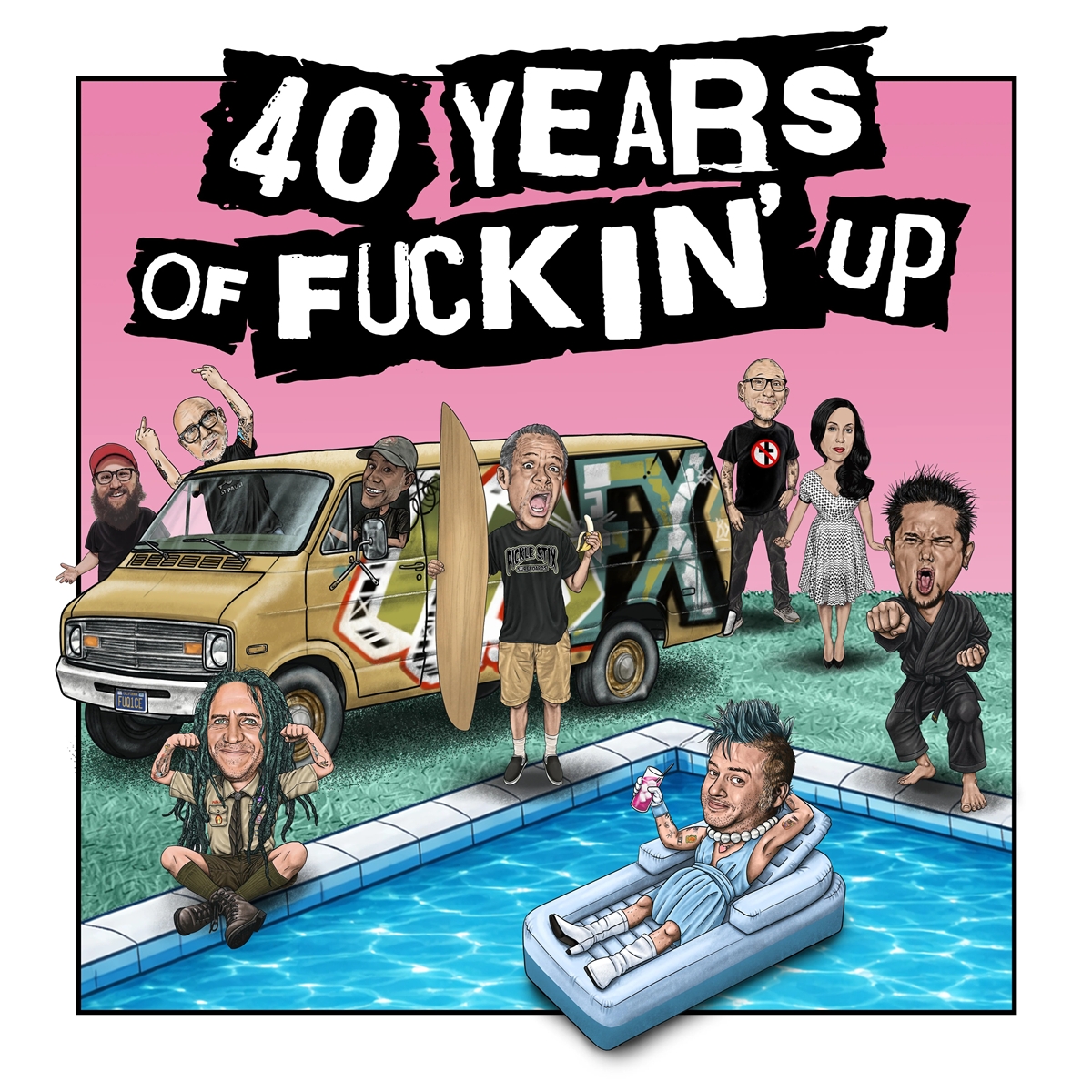 NOFX - 40 Years Of Fuckin' Up CD