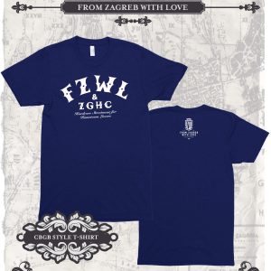FROM ZAGREB WITH LOVE CBGB ženska (plava) TS