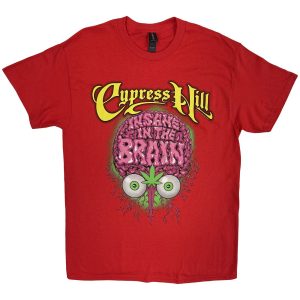 CYPRESS HILL - Insane In The Brain RED T- SHIRT