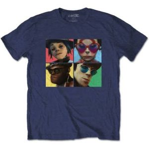 GORILLAZ - Humanz NAVY T- SHIRT