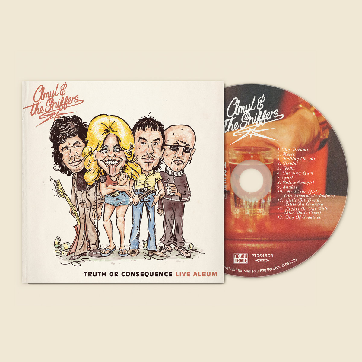 AMYL AND THE SNIFFERS - Truth Or Consequence CD - Slika 2
