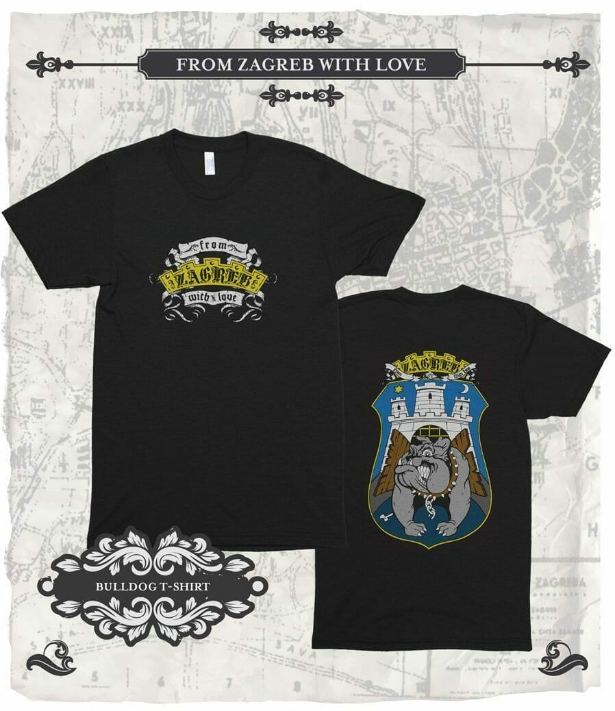 FROM ZAGREB WITH LOVE Bulldog (crna) TS