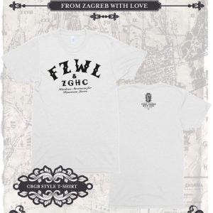 FROM ZAGREB WITH LOVE CBGB ženska (bijela) TS