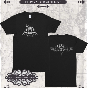 FROM ZAGREB WITH LOVE FZWL ženska (crna) TS