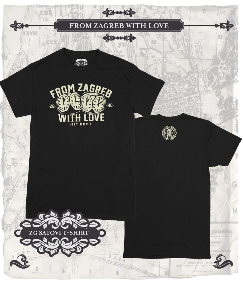 FROM ZAGREB WITH LOVE Satovi (crna) TS