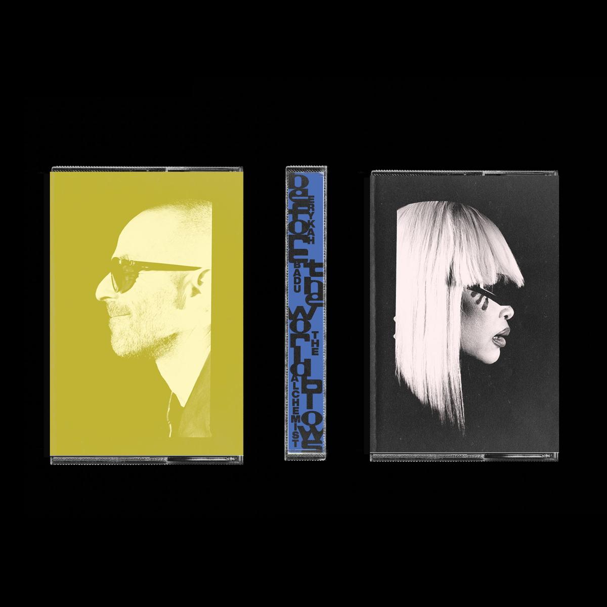 ERYKAH BADU & THE ALCHEMIST - Before The World Blows (Alchemist art) KASETA - Image 2