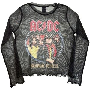 AC/DC - HIghway To Hell Lady Mesh Crop