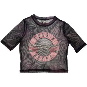 GUNS 'N' ROSES - Pink Tint Bullet Mesh Crop