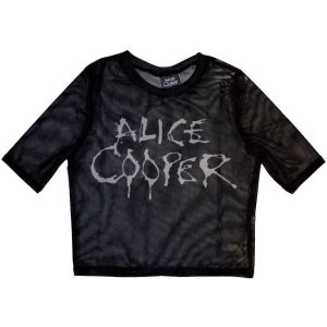 COOPER, ALICE - Dripping Logo Mesh Crop