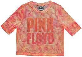 PINK FLOYD - Stacked Logo Mesh Crop