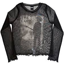 CURE - Boys Don't Cry Lady Mesh Crop