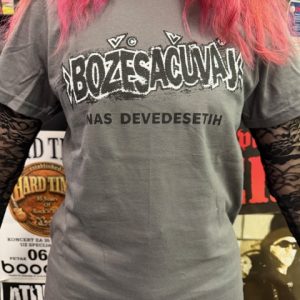 Božesačuvaj Nas Devedesetih ženska (siva) T-SHIRT