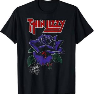 THIN LIZZY - Black Rose T- SHIRT